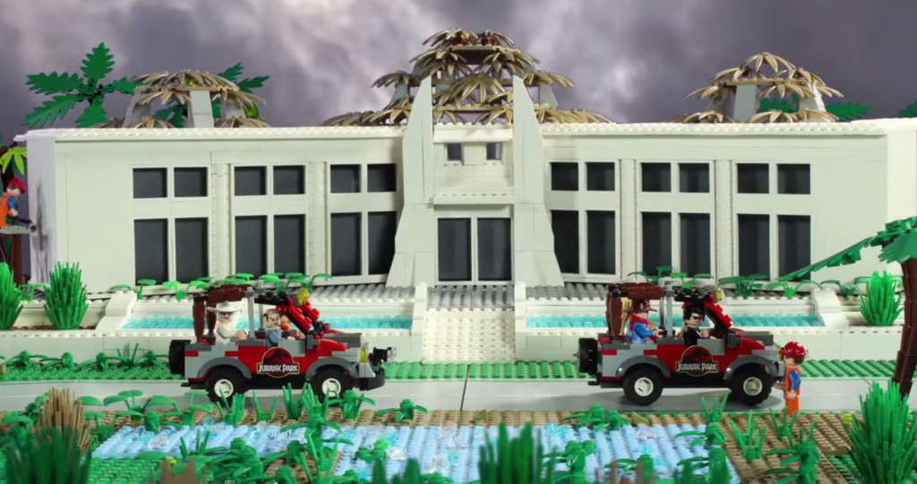 Jurassic Park - Brick Film set